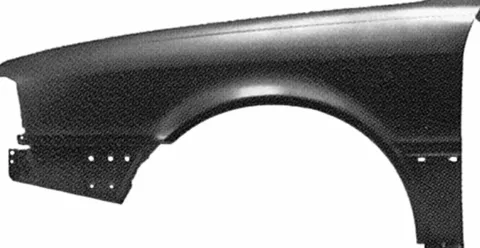 Aile avant gauche pour AUDI 80 B4 1991-1994, Modèle galvanisé, Neuve à peindre