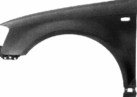Aile avant gauche pour AUDI A3 II ph.2 (3 portes) 2005-2008, Neuve à peindre