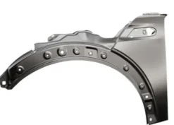 Aile avant gauche pour MINI R56/R57 de 2011 à 2014, ONE/COOPER, avec trou clignotant et élargisseur d'aile, Neuve à peindre