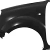 Aile avant gauche pour RENAULT KANGOO I phase 2, 2003-2007, trou feu clignotant, Neuve à peindre