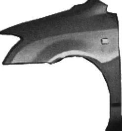 Aile avant gauche pour TOYOTA COROLLA 2001-2004, avec trou, Mod. 3 / 5 portes, Neuve à peindre