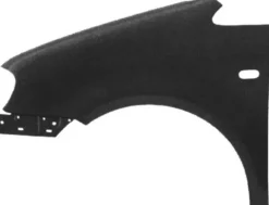 Aile avant gauche pour VOLKSWAGEN CADDY III phase 1, 2004-2010, trou feu clignotant, à peindre