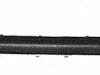 Bandeau arrière pour SEAT IBIZA II phase 3, 1999-2002, moulure noire, pare chocs arrière, Neuf
