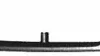 Bandeau avant pour FIAT PUNTO II phase 2, 2003-2009, noir, moulure pare chocs avant, Neuf