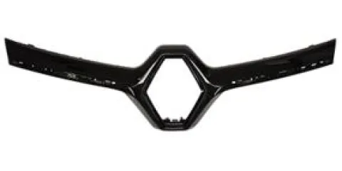 Bandeau Grille radiateur pour RENAULT CAPTUR 2017-2019, Supérieur, Noir brillant, Neuve