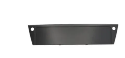 Bandeau porte plaque immatriculation pour AUDI A6 III ph. 1 2004-2008, trous capteurs radar, Neuve