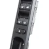 Bloc de commande de lève vitre et miroir électrique sur porte avant gauche pour PEUGEOT 407 2004-2008, 4 boutons, noir, Neuf