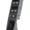 Bloc de commande de lève vitre et miroir électrique sur porte avant gauche pour RENAULT MEGANE III phase 3, 2008-2012, 4 boutons, noir, Neuf