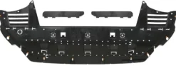 Cache de protection inférieur pour PEUGEOT PARTNER III ph.1 2018-2024, avec spoiler 40 mm., déflecteur pare chocs avant, Neuf