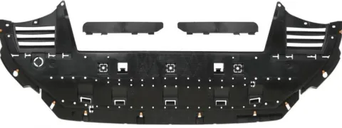 Cache de protection inférieur pour PEUGEOT PARTNER III ph.1 2018-2024, avec spoiler 40 mm., déflecteur pare chocs avant, Neuf