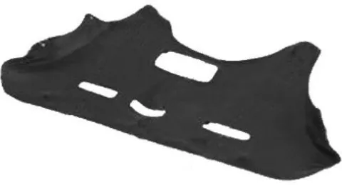 Cache de protection sous moteur central inférieur pour LANCIA MUSA 2007-2013, Neuf