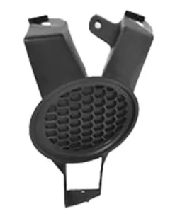 Cache feu antibrouillard gauche pour NISSAN QASHQAI I ph.1, 2007-2010, noir , pare chocs avant