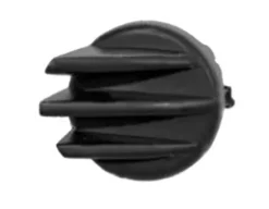 Cache feu antibrouillard avant gauche pour CITROËN JUMPY II 2007-2016, noir, pare chocs avant