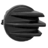 Cache feu antibrouillard droit pour FIAT SCUDO I phase 2, 2004-2006, noir, pare chocs avant