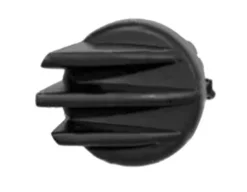 Cache feu antibrouillard gauche pour FIAT SCUDO I phase 2, 2004-2006, noir, pare chocs avant, Neuf