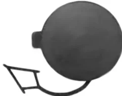 Cache-crochet remorquage pour VOLKSWAGEN GOLF VII ph. 2 depuis 2016, pare chocs avant, Neuf à peindre