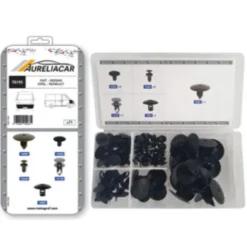 Coffret de 71 assortiments d'agrafes de pare-chocs avant et ailes pour FIAT, NISSAN, OPEL, RENAULT, Neuf