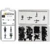 Coffret de 100 assortiments de Rivets plastiques d' aile avant et pare-chocs avant/arrière pour OPEL, Neuf
