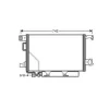 Condenseur de Climatisation pour MERCEDES CLASSE C ph.2 2004-2007 (W203), OEM: A2035002154, Neuf