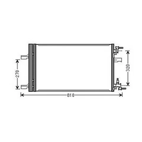 Condenseur de Climatisation pour OPEL ASTRA J 2010-2012, OEM: 23333680, Neuf