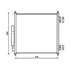 Condenseur de Climatisation pour LAND ROVER Range Rover L405 2012-2017, OEM: LR035791, Neuf
