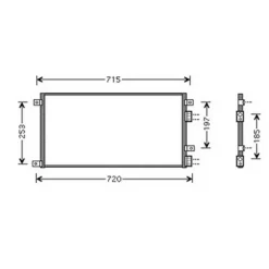 Condenseur de Climatisation pour IVECO DAILY CITY 2000-2006, OEM: 504022601, Neuf