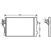 Condenseur de Climatisation pour MERCEDES VITO II ph.1 2003-2010 (W639), OEM: A6398350370, Neuf