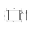 Condenseur de Climatisation pour MERCEDES VITO I 1996-2003 (W638), OEM: 6388350170, Neuf
