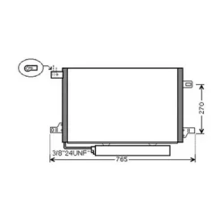 Condenseur de Climatisation pour MERCEDES CLASSE A 2008-2012 (W169), OEM: A1695001254, Neuf