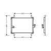 Condenseur de Climatisation pour FIAT DUCATO II ph.1 1994-2002, OEM: 13128570, Neuf