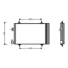 Condenseur de Climatisation pour PEUGEOT PARTNER I ph.2 2002-2008, OEM: 6455CV, Neuf