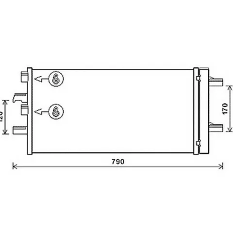 Condenseur de Climatisation pour MINI ONE/COOPER F55/F56 2014-2021, OEM: 64509271204, Neuf