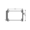Condenseur de Climatisation pour FIAT MULTIPLA 2004-2010, OEM: 51804557, Neuf