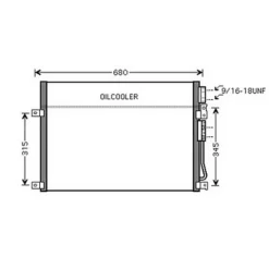 Condenseur de Climatisation pour JEEP COMMANDER depuis 2006, OEM: 55116928, Neuf