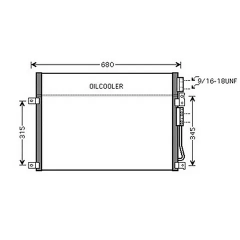 Condenseur de Climatisation pour JEEP COMMANDER depuis 2006, OEM: 55116928, Neuf