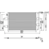 Condenseur de Climatisation pour VOLKSWAGEN NEW BEETLE ph.1 1998-2005, OEM: 1C0820411, Neuf