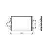 Condenseur de Climatisation pour RENAULT KANGOO I ph.1 1997-2003, OEM: 8200137650, Neuf