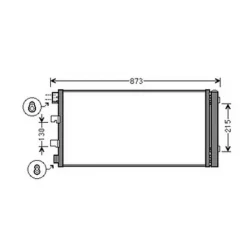 Condenseur de Climatisation pour OPEL MOVANO II 2010-2019, OEM: 921007845R, Neuf