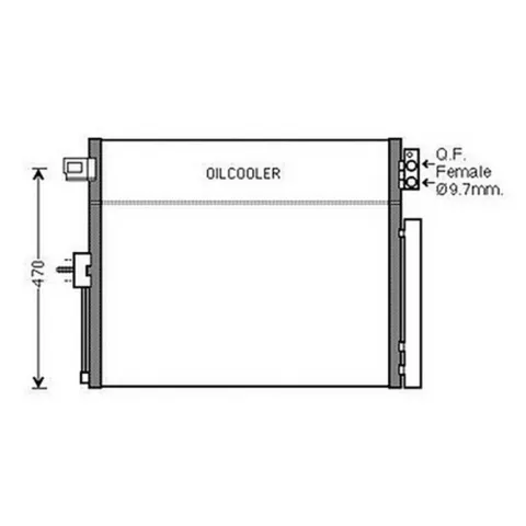 Condenseur de Climatisation pour JEEP GRAND CHEROKEE 2011-2013, OEM: K55038003AG, Neuf