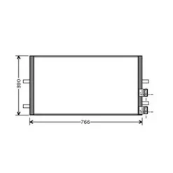 Condenseur de Climatisation pour FORD TRANSIT Mk7 2006-2014, OEM: 1383318, Neuf