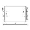 Condenseur de Climatisation pour LAND ROVER Range Rover SPORT LR320 2005-2009, OEM: JRB500040, Neuf