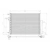 Condenseur de Climatisation pour JEEP RENEGADE ph.1 2014-2018, OEM: 51959836, Neuf