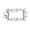 Condenseur de Climatisation pour OPEL ASTRA H 2004-2007, OEM: 13300339, Neuf