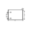 Condenseur de Climatisation pour RENAULT MÉGANE II ph.1 2002-2005, OEM: 8200182361, Neuf