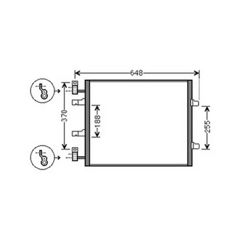 Condenseur de Climatisation pour NISSAN PRIMASTAR ph.2 2006-2016, OEM: 8200411148, Neuf