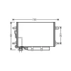 Condenseur de Climatisation pour MERCEDES CLASSE E 2002-2006 (W211), OEM: 2115000154, Neuf