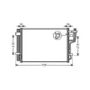 Condenseur de Climatisation pour KIA CEE'D 2007-2012, OEM: 976061H000, Neuf