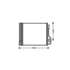 Condenseur de Climatisation pour SMART FORTWO 2007-2011 (451), OEM: A4515000154, Neuf