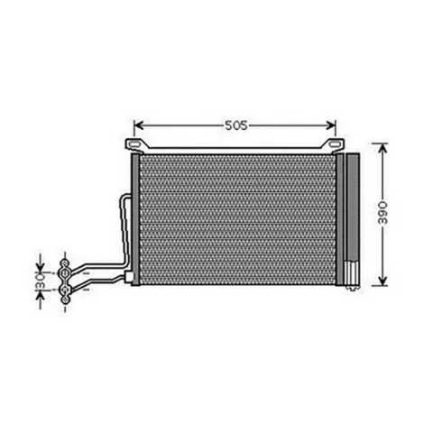Condenseur de Climatisation pour MINI ONE/COOPER R50/R53 2001-2004, OEM: 64536918597, Neuf