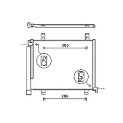 Condenseur de Climatisation pour VOLKSWAGEN Up 2012-2016, OEM: 1S0820411B, Neuf